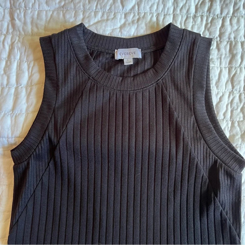 EVEREVE Gaby Rib Raglan Tank - Picture 3 of 7